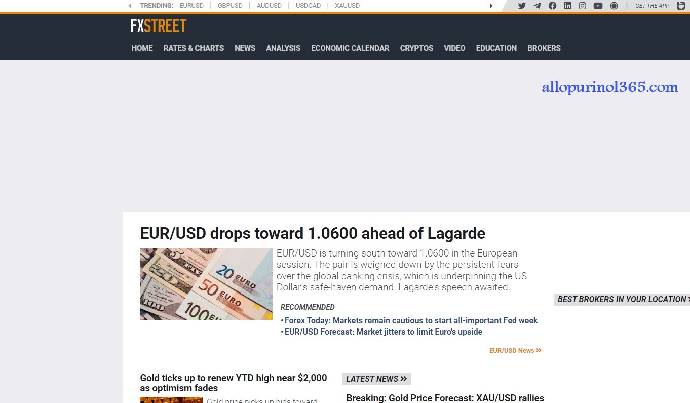وبسایت اخبار لحظه ای فارکس FXStreet
